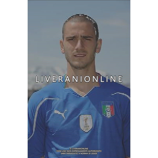 SESTRIERE ( TO) PRIMI PIANI NAZIONALE ITALIANA CALCIO. MONDIALI SUD AFRICA 2010 COPPA DEL MONDO NELLA FOTO: LEONARDO BONUCCI © UFFICIO STAMPA FIGC - AG. ALDO LIVERANI SAS