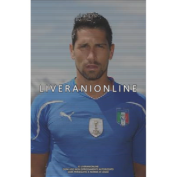 SESTRIERE ( TO) PRIMI PIANI NAZIONALE ITALIANA CALCIO. MONDIALI SUD AFRICA 2010 COPPA DEL MONDO NELLA FOTO: MARCO BORIELLO © UFFICIO STAMPA FIGC - AG. ALDO LIVERANI SAS