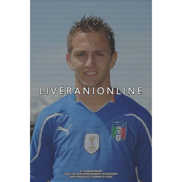 SESTRIERE ( TO) PRIMI PIANI NAZIONALE ITALIANA CALCIO. MONDIALI SUD AFRICA 2010 COPPA DEL MONDO NELLA FOTO: DOMENICO CRISCITO © UFFICIO STAMPA FIGC - AG. ALDO LIVERANI SAS