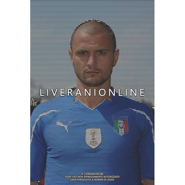 SESTRIERE ( TO) PRIMI PIANI NAZIONALE ITALIANA CALCIO. MONDIALI SUD AFRICA 2010 COPPA DEL MONDO NELLA FOTO: SIMONE PEPE © UFFICIO STAMPA FIGC - AG. ALDO LIVERANI SAS