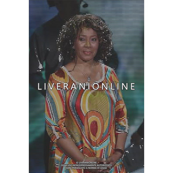 TRASMISSIONE TV: \' CHE TEMPO CHE FA\' - SPECIALE: \' IL GIOCO DEI MONDIALI\' nella foto: Maki Mandela, figlia del leader Nelson Mandela © Antonio Sorano - Ag. Aldo Liverani sas