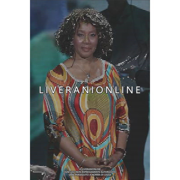TRASMISSIONE TV: \' CHE TEMPO CHE FA\' - SPECIALE: \' IL GIOCO DEI MONDIALI\' nella foto: Maki Mandela, figlia del leader Nelson Mandela © Antonio Sorano - Ag. Aldo Liverani sas