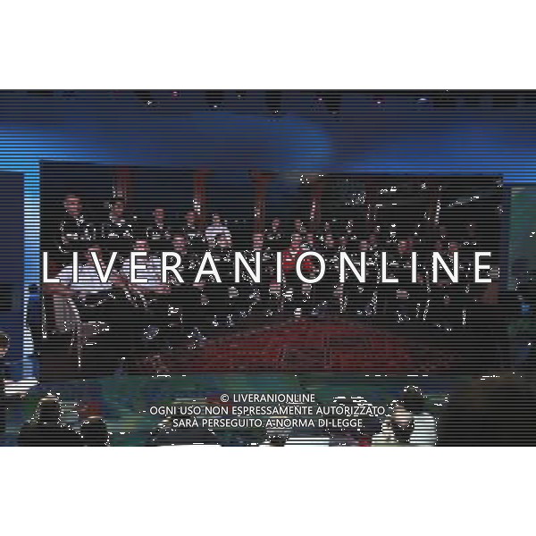 TRASMISSIONE TV: \' CHE TEMPO CHE FA\' - SPECIALE: \' IL GIOCO DEI MONDIALI\' nella foto: La Nazionale di calcio Italiana in collegamento © Antonio Sorano - Ag. Aldo Liverani sas