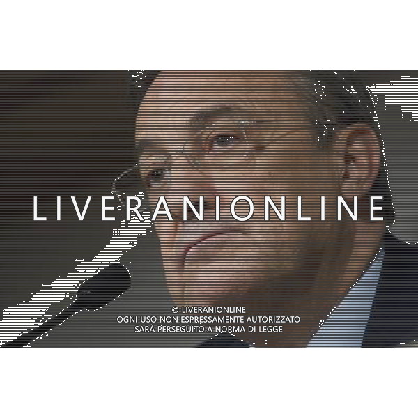 Madrid - FLORENTINO PEREZ ( Presidente del Real Madrid calcio) DURANTE LA CONFERENZA STAMPA DOVE HA CONFERMATO CHE IL NUOVO ALLENATORE DELLA SQUADRA SARA\' JOSE\' MOURINHO © Cesar Cebolla - Alfaqui - Ag. Aldo Liverani sas ITALY ONLY