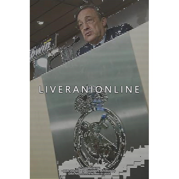 Madrid - FLORENTINO PEREZ ( Presidente del Real Madrid calcio) DURANTE LA CONFERENZA STAMPA DOVE HA CONFERMATO CHE IL NUOVO ALLENATORE DELLA SQUADRA SARA\' JOSE\' MOURINHO © Cesar Cebolla - Alfaqui - Ag. Aldo Liverani sas ITALY ONLY