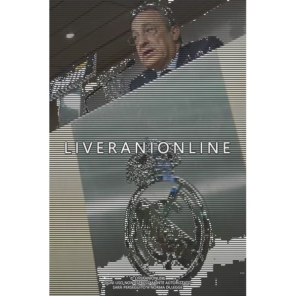 Madrid - FLORENTINO PEREZ ( Presidente del Real Madrid calcio) DURANTE LA CONFERENZA STAMPA DOVE HA CONFERMATO CHE IL NUOVO ALLENATORE DELLA SQUADRA SARA\' JOSE\' MOURINHO © Cesar Cebolla - Alfaqui - Ag. Aldo Liverani sas ITALY ONLY