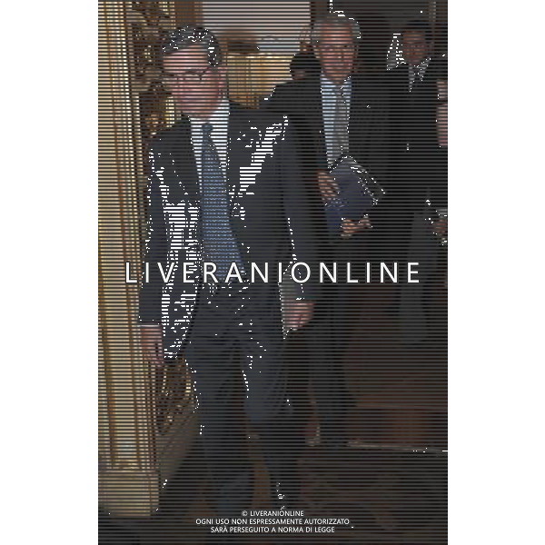 MILANO 27/5/2010 PALAZZO CLERICI VIA CLERICI, 5 TAVOLA ROTONDA \'DOPO LA GRECIA: L\' EUROPA ED IL GOVERNO DELLE CRISI\' NELLA FOTO BOCCONI BRUNI E MARCO TRONCHETTI PROVERA FOTO ROMANO/AG ALDO LIVERANI