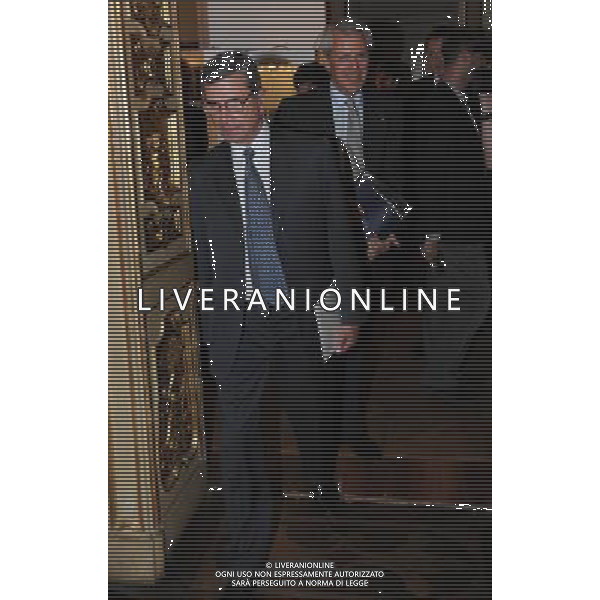 MILANO 27/5/2010 PALAZZO CLERICI VIA CLERICI, 5 TAVOLA ROTONDA \'DOPO LA GRECIA: L\' EUROPA ED IL GOVERNO DELLE CRISI\' NELLA FOTO BOCCONI BRUNI E MARCO TRONCHETTI PROVERA FOTO ROMANO/AG ALDO LIVERANI