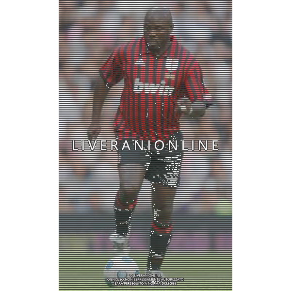AC Milan\'s George Weah during corazon classic friendly veterans match. May 30, 2010. Photo: Alvaro / Alter / ALFAQUI ©AG . ALDO LIVERANI SAS ONLY ITALY