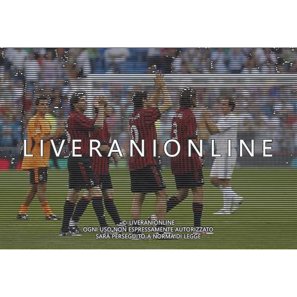 Madrid (30/05/10).- Estadio Santiago Bernabeu. Corazon Classic Match 2010 Real Madrid Veteranos 4- Milan Glorie 3 Photo: Alex Cid-Fuentes/ ALFAQUI ©AG . ALDO LIVERANI SAS ONLY ITALY