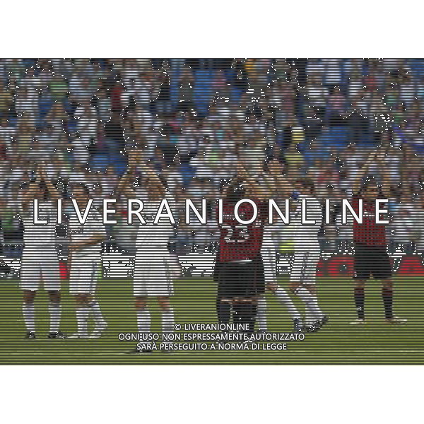 Madrid (30/05/10).- Estadio Santiago Bernabeu. Corazon Classic Match 2010 Real Madrid Veteranos 4- Milan Glorie 3 Photo: Alex Cid-Fuentes/ ALFAQUI ©AG . ALDO LIVERANI SAS ONLY ITALY