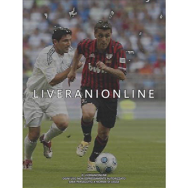 Madrid (30/05/10).- Estadio Santiago Bernabeu. Corazon Classic Match 2010 Real Madrid Veteranos 4- Milan Glorie 3 Angelo Carbone. Photo: Alex Cid-Fuentes/ ALFAQUI ©AG . ALDO LIVERANI SAS ONLY ITALY