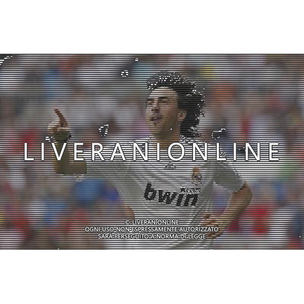 Madrid (30/05/10).- Estadio Santiago Bernabeu. Corazon Classic Match 2010 Real Madrid Veteranos 4- Milan Glorie 3 Jose Emilio Amavisca. Photo: Alex Cid-Fuentes/ ALFAQUI ©AG . ALDO LIVERANI SAS ONLY ITALY