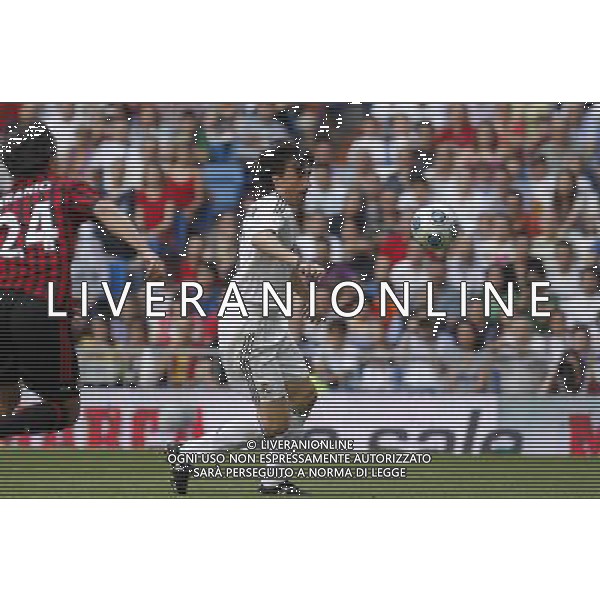 Madrid (30/05/10).- Estadio Santiago Bernabeu. Corazon Classic Match 2010 Real Madrid Veteranos 4- Milan Glorie 3 Jose Emilio Amavisca. Photo: Alex Cid-Fuentes/ ALFAQUI ©AG . ALDO LIVERANI SAS ONLY ITALY