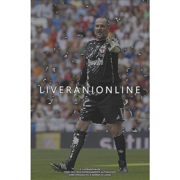 Madrid (30/05/10).- Estadio Santiago Bernabeu. Corazon Classic Match 2010 Real Madrid Veteranos 4- Milan Glorie 3 Sebastiano Rossi. Photo: Alex Cid-Fuentes/ ALFAQUI ©AG . ALDO LIVERANI SAS ONLY ITALY