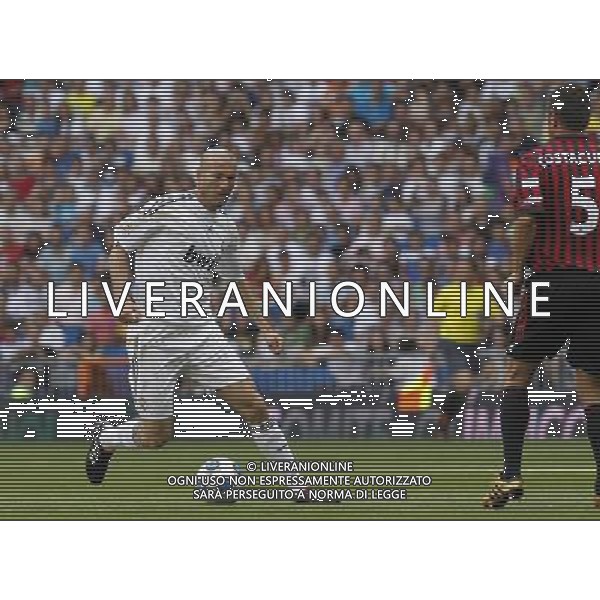 Madrid (30/05/10).- Estadio Santiago Bernabeu. Corazon Classic Match 2010 Real Madrid Veteranos 4- Milan Glorie 3 Zinedine Zidane. Photo: Alex Cid-Fuentes/ ALFAQUI ©AG . ALDO LIVERANI SAS ONLY ITALY