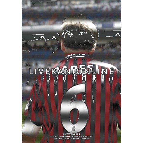 Madrid (30/05/10).- Estadio Santiago Bernabeu. Corazon Classic Match 2010 Real Madrid Veteranos 4- Milan Glorie 3 Franco Baresi. Photo: Alex Cid-Fuentes/ ALFAQUI ©AG . ALDO LIVERANI SAS ONLY ITALY