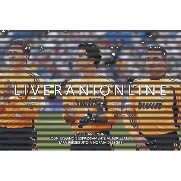 Madrid (30/05/10).- Estadio Santiago Bernabeu. Corazon Classic Match 2010 Real Madrid Veteranos 4- Milan Glorie 3 Pedro Jaro, Coke Contreras y Paco Buyo. Photo: Alex Cid-Fuentes/ ALFAQUI ©AG . ALDO LIVERANI SAS ONLY ITALY