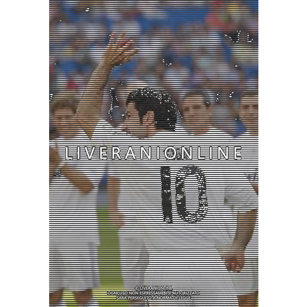 Madrid (30/05/10).- Estadio Santiago Bernabeu. Corazon Classic Match 2010 Real Madrid Veteranos 4- Milan Glorie 3 Luis Figo. Photo: Alex Cid-Fuentes/ ALFAQUI ©AG . ALDO LIVERANI SAS ONLY ITALY