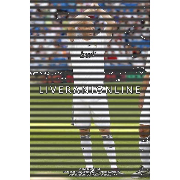 Madrid (30/05/10).- Estadio Santiago Bernabeu. Corazon Classic Match 2010 Real Madrid Veteranos 4- Milan Glorie 3 Zinedine Zidane. Photo: Alex Cid-Fuentes/ ALFAQUI ©AG . ALDO LIVERANI SAS ONLY ITALY