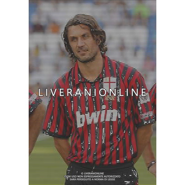 Madrid (30/05/10).- Estadio Santiago Bernabeu. Corazon Classic Match 2010 Real Madrid Veteranos 4- Milan Glorie 3 Paolo Maldini. Photo: Alex Cid-Fuentes/ ALFAQUI ©AG . ALDO LIVERANI SAS ONLY ITALY