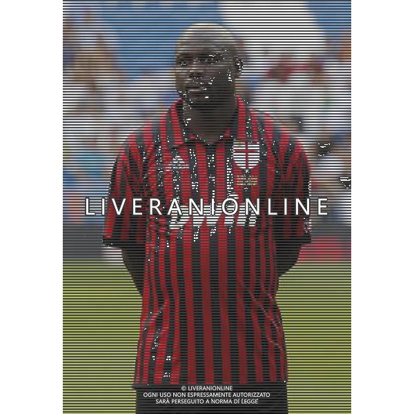 Madrid (30/05/10).- Estadio Santiago Bernabeu. Corazon Classic Match 2010 Real Madrid Veteranos 4- Milan Glorie 3 George Weah. Photo: Alex Cid-Fuentes/ ALFAQUI ©AG . ALDO LIVERANI SAS ONLY ITALY