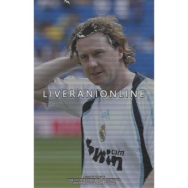 Madrid (30/05/10).- Estadio Santiago Bernabeu. Corazon Classic Match 2010 Real Madrid Veteranos 4- Milan Glorie 3 Steve Mcmanaman. Photo: Alex Cid-Fuentes/ ALFAQUI ©AG . ALDO LIVERANI SAS ONLY ITALY