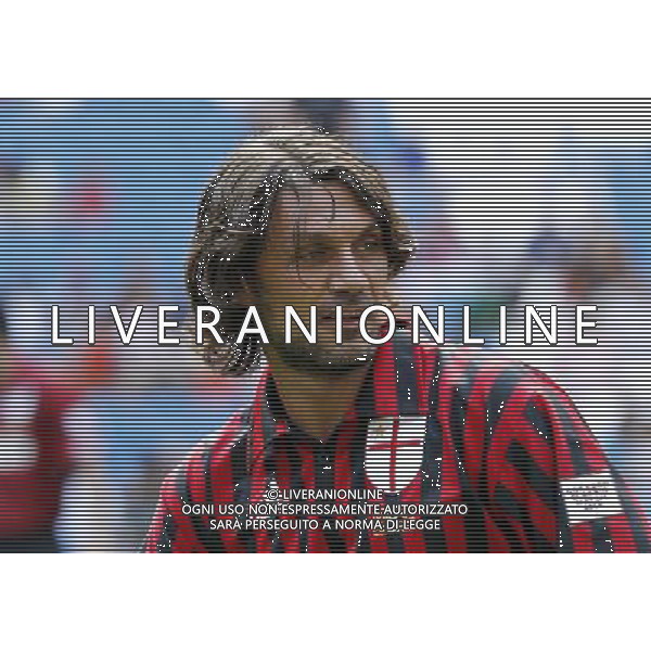 Madrid (30/05/10).- Estadio Santiago Bernabeu. Corazon Classic Match 2010 Real Madrid Veteranos 4- Milan Glorie 3 Paolo Maldini. Photo: Alex Cid-Fuentes/ ALFAQUI ©AG . ALDO LIVERANI SAS ONLY ITALY