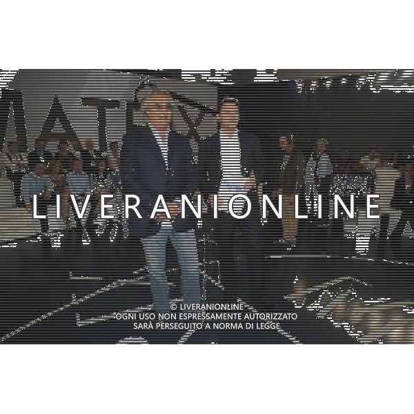 ROMA - STUDI MEDIASET PALADINO - 28.05.2010 TRASMISSIONE TELEVISIVA MATRIX - OSPITE FLAVIO BRIATORE nella foto: FLAVIO BRIATORE E ALESSIO VINCI © MASSIMO BRUNI - AG. ALDO LIVERANI SAS