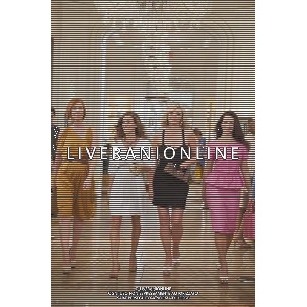 FILM Sex and the City 2 -2010 NELLA FOTO Cynthia Nixon, Sarah Jessica Parker, Kim Cattrall, Kristin Davis AG ALDO LIVERANI