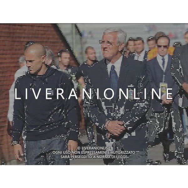 Amichevole Bruxelles - 03.05.2010 Italia-Messico Nella Foto:lippi e cannavaro alla commemorazione /Ph.Vitez-Ag. Aldo Liverani