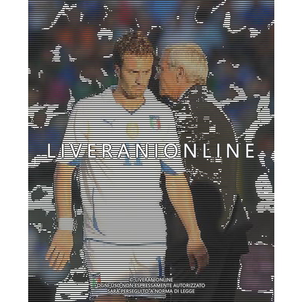 Amichevole Bruxelles - 03.05.2010 Italia-Messico Nella Foto:gilardino-lippi /Ph.Vitez-Ag. Aldo Liverani