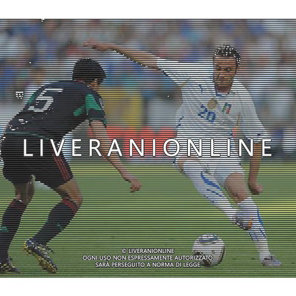 Amichevole Bruxelles - 03.05.2010 Italia-Messico Nella Foto:pazzini /Ph.Vitez-Ag. Aldo Liverani