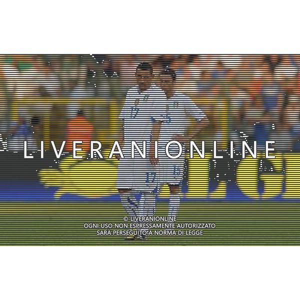 Amichevole Bruxelles - 03.05.2010 Italia-Messico Nella Foto:delusione palombo e marchisio al gol di aguilar /Ph.Vitez-Ag. Aldo Liverani