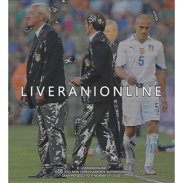 Amichevole Bruxelles - 03.05.2010 Italia-Messico Nella Foto:Cannavaro Fabio-Lippi Marcello /Ph.Vitez-Ag. Aldo Liverani