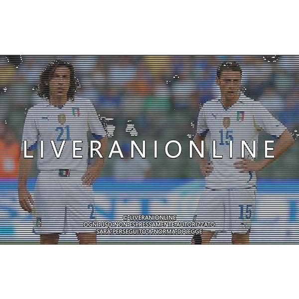 Amichevole Bruxelles - 03.05.2010 Italia-Messico Nella Foto:Pirlo Andrea-Marchisio Claudio /Ph.Vitez-Ag. Aldo Liverani