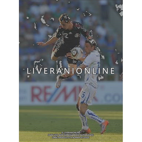 (100604) -- BRUSSELS, June 4, 2010 () -- Paul Aguilar (L) of Mexico vies with Italian player Claudio Marchisio during their international friendly soccer match in Brussels, capital of Belgium, June 3, 2010. Mexico won 2-1. (/Wu Wei)(wll) - Xinhua/Photoshot - Ag. Aldo Liverani sas ITALY ONLY AMICHEVOLE CALCIO ITALIA vs MESSICO A BRUXELLES