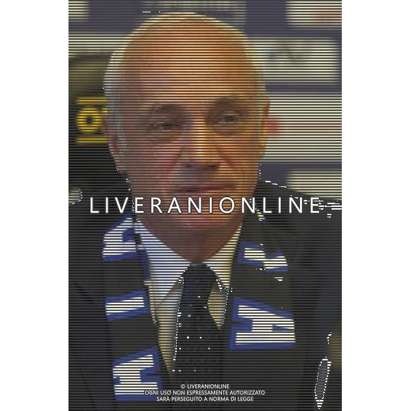 BERGAMO05/06/2010 PRESENTAZIONE DEL NUOVO PRESIDENTE ATALANTA CALCIO ANTONIO PERCASSI NELLA FOTO ANTONIO PERCASSI PRESIDENTE ATALANTA CALCIO AG ALDO LIVERANI