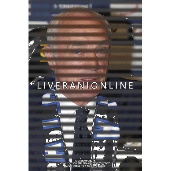 BERGAMO05/06/2010 PRESENTAZIONE DEL NUOVO PRESIDENTE ATALANTA CALCIO ANTONIO PERCASSI NELLA FOTO ANTONIO PERCASSI PRESIDENTE ATALANTA CALCIO AG ALDO LIVERANI