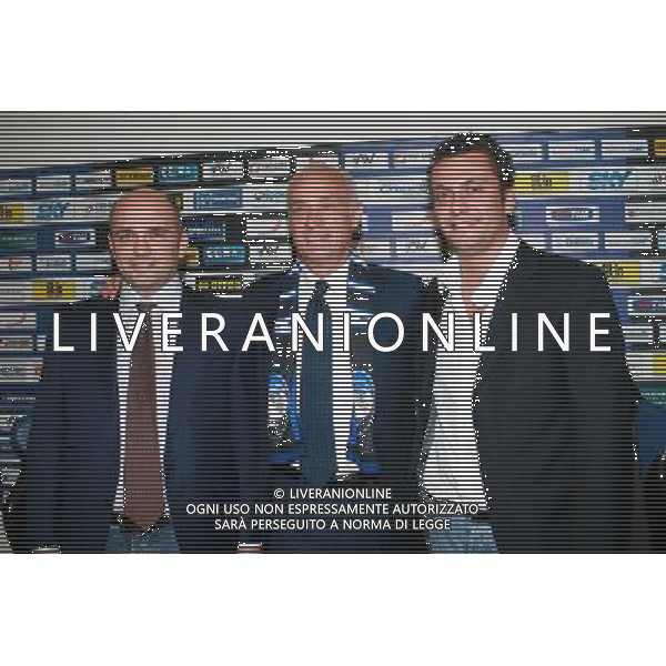 BERGAMO05/06/2010 PRESENTAZIONE DEL NUOVO PRESIDENTE ATALANTA CALCIO ANTONIO PERCASSI NELLA FOTO LUCA-ANTONIO E STEFANO PERCASSI AG ALDO LIVERANI