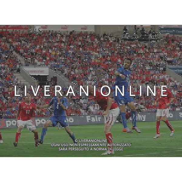 Svizzera - Italia Amichevole Nazionale Pre-mondiale a Ginevra 05/06/2010 nella foto il gol di fabio quagliarella ©Luzzani/Agenzia Aldo Liverani Sas