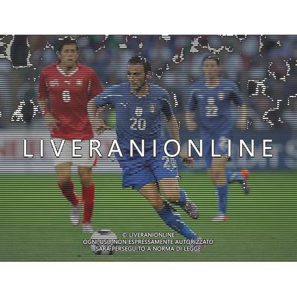 Svizzera - Italia Amichevole Nazionale Pre-mondiale a Ginevra 05/06/2010 nella foto giampaolo pazzini ©Luzzani/Agenzia Aldo Liverani Sas