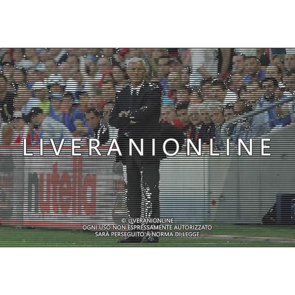 Svizzera - Italia Amichevole Nazionale Pre-mondiale a Ginevra 05/06/2010 nella foto marcello lippi ©Luzzani/Agenzia Aldo Liverani Sas