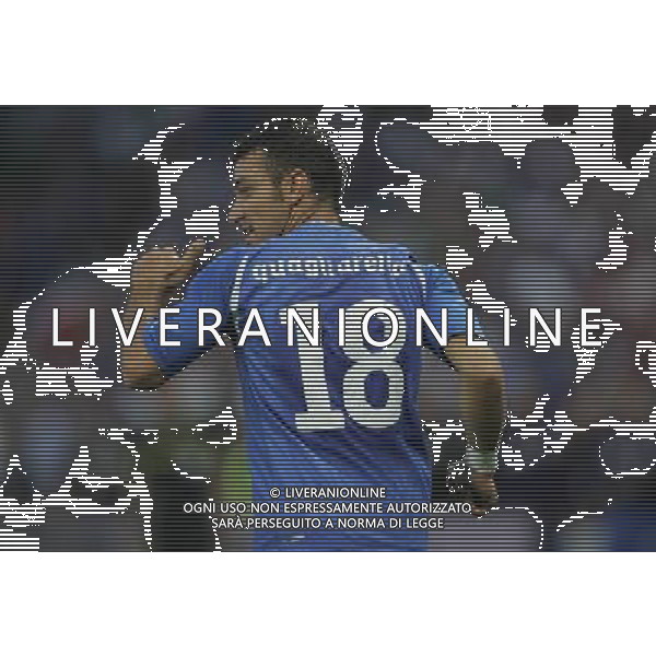 Svizzera - Italia Amichevole Nazionale Pre-mondiale a Ginevra 05/06/2010 nella foto esultanza dopo il gol di fabio quagliarella ©Luzzani/Agenzia Aldo Liverani Sas