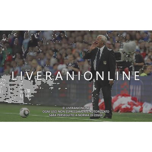 Svizzera - Italia Amichevole Nazionale Pre-mondiale a Ginevra 05/06/2010 nella foto marcello lippi ©Luzzani/Agenzia Aldo Liverani Sas