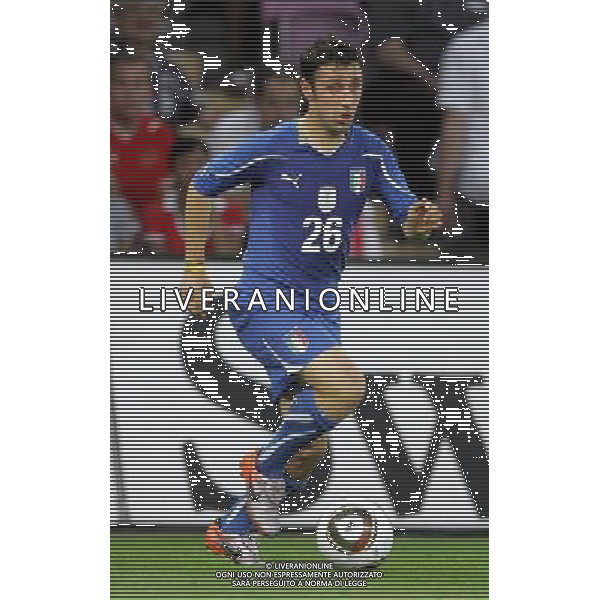 Svizzera - Italia Amichevole Nazionale Pre-mondiale a Ginevra 05/06/2010 nella foto andrea cossu ©Luzzani/Agenzia Aldo Liverani Sas