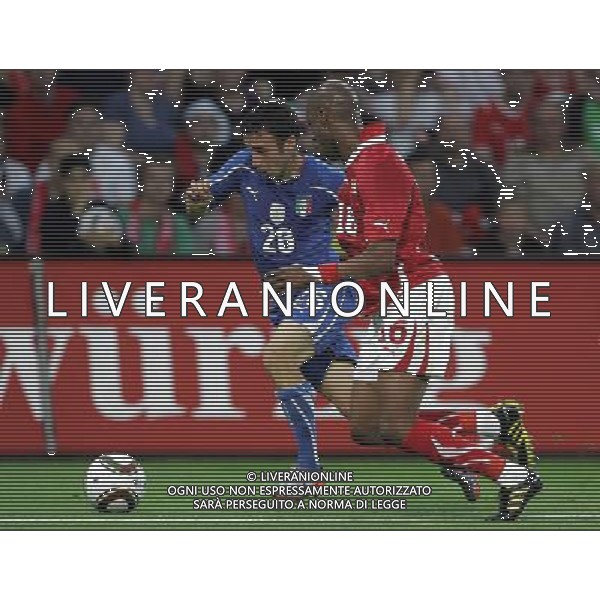 Svizzera - Italia Amichevole Nazionale Pre-mondiale a Ginevra 05/06/2010 nella foto andrea cossu e fernandes ©Luzzani/Agenzia Aldo Liverani Sas