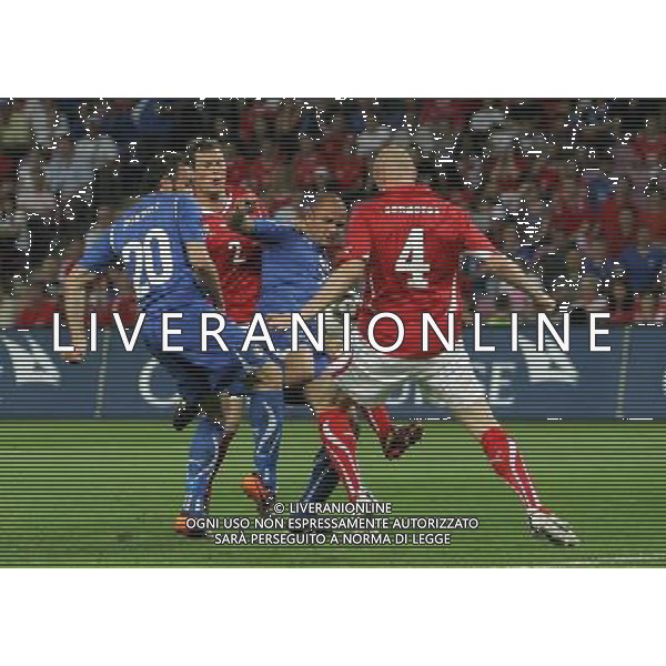 Svizzera - Italia Amichevole Nazionale Pre-mondiale a Ginevra 05/06/2010 nella foto occasione di simone pepe ©Luzzani/Agenzia Aldo Liverani Sas