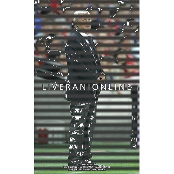 Svizzera - Italia Amichevole Nazionale Pre-mondiale a Ginevra 05/06/2010 nella foto marcello lippi ©Luzzani/Agenzia Aldo Liverani Sas