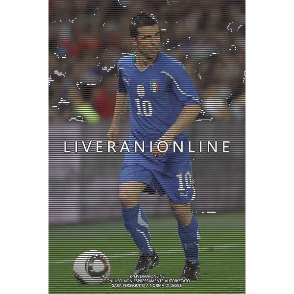 Svizzera - Italia Amichevole Nazionale Pre-mondiale a Ginevra 05/06/2010 nella foto antonio di natale ©Luzzani/Agenzia Aldo Liverani Sas